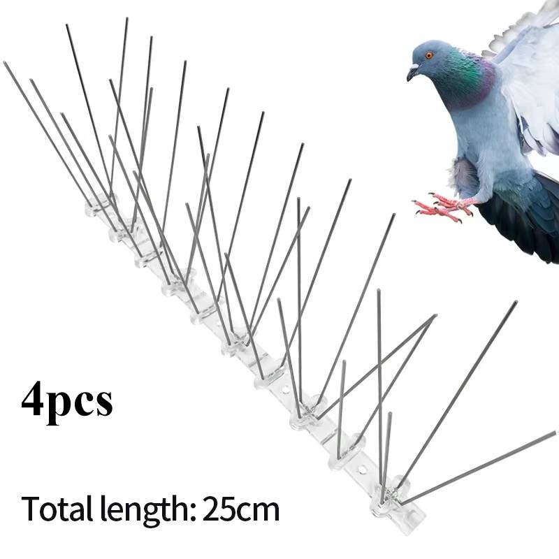 25/36/43cm Bird Repeller Spikes Outdoor Anti Pigeons Balconies Bird Deterrent Spike Garden Protection Windowsill Birds Spikes