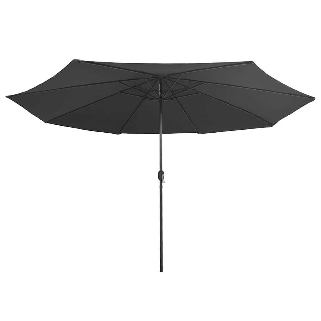 vidaXL Parasol with Metal Pole 390 Cm Anthracite