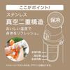 Reach Will Thermos Reach Will water bottle W100 x D85 x H210mm 600ml For cold storage Lightweight design Large diameter size that makes it easy to put