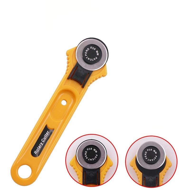 2PCS Rotary Cutter Set 28mm/45mm, Fabric Cutter for Sewing Quilting Leather Paper, DIY Craft Cutting Tool