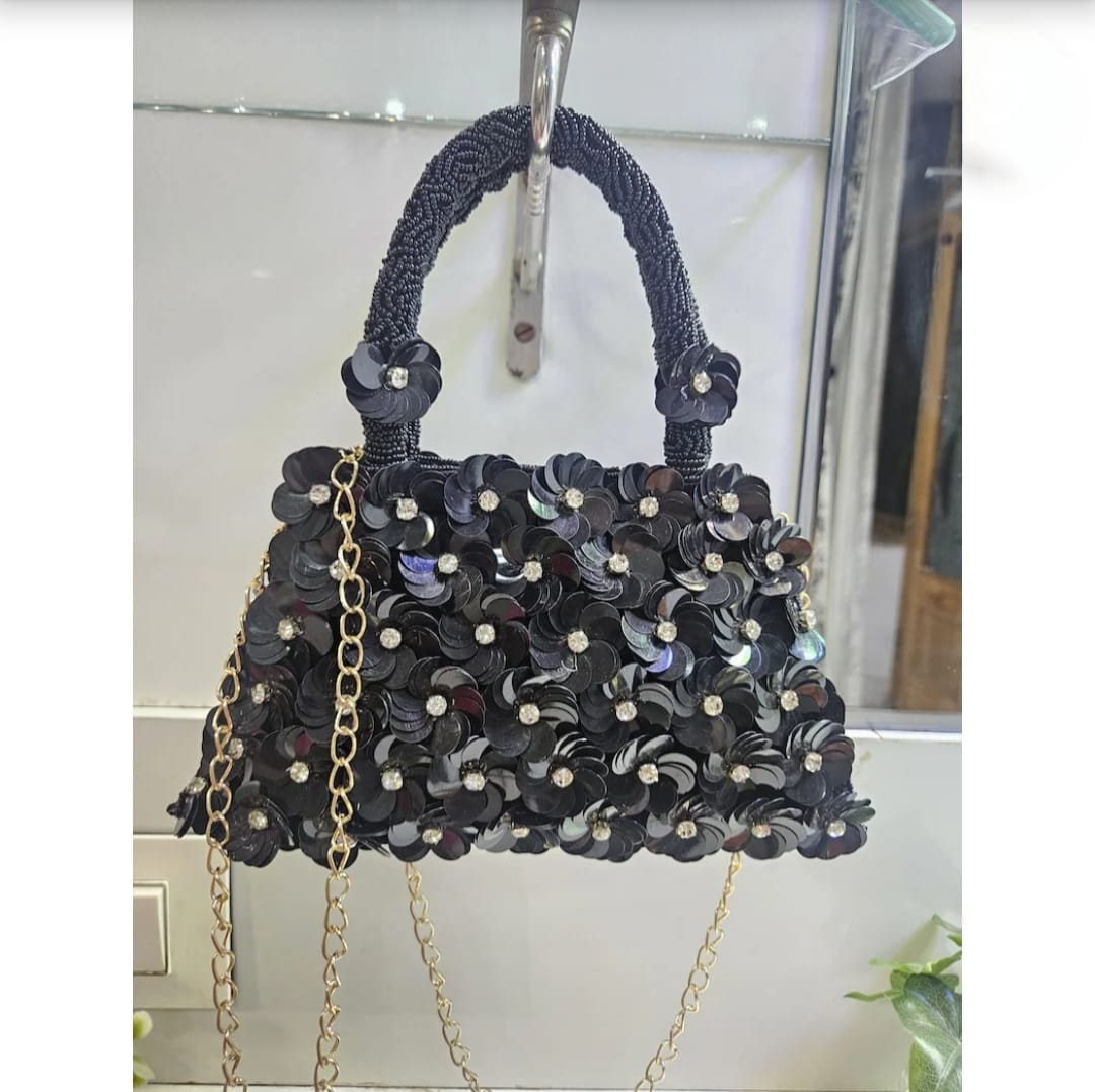 

Women Purse & Handbag Affordable Designer Party Wedding Purse Luxury Bride Bag - Bridesmaid Bag Birthday Gift for Her Sling Chain Bag чорний
