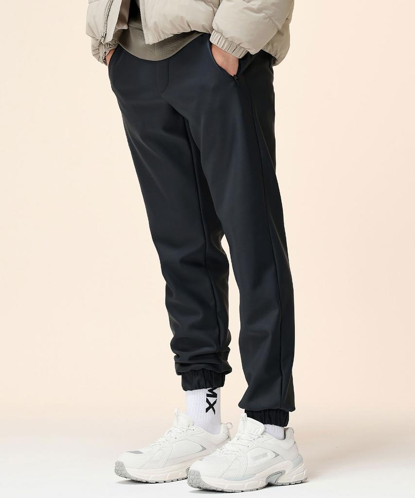 XEXYMIX Stretch Fleece-Lined Jogger Pants Dark Gray Xmmtp03H3
