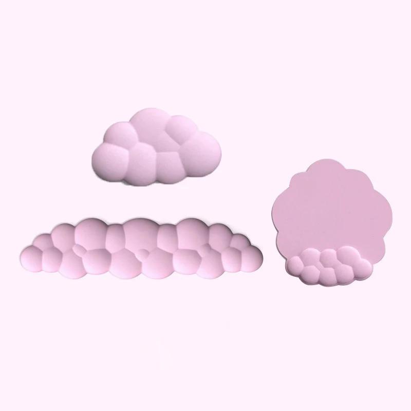 Wolken-Handgelenkauflage Tastatur Memory-Schaum Mauspads Anti-Rutsch Tastaturgriff-Stütze Mauspads-Set Ergonomische Wolken-Handgelenkbandage