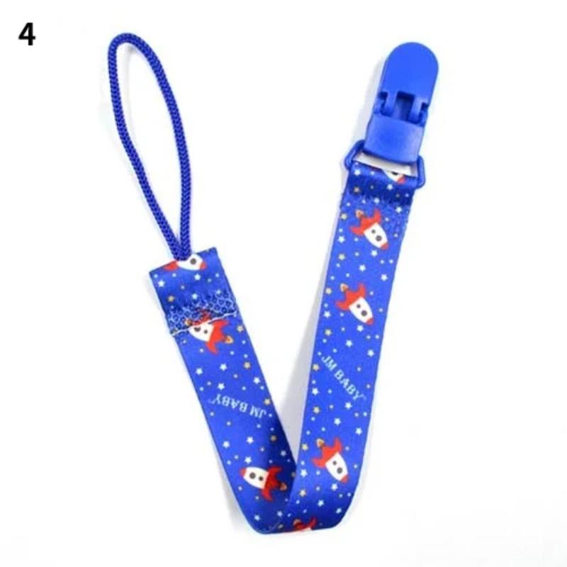 1pcs Baby Pacifier Clip Ribbon Chain Dummy Holder Soother Nipple for Infant Clips Leash Strap