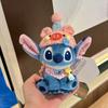 Potdemiel Authentic Stitch Toothless Bag Pendant Backpack Stitch Keychain Cute Plush Doll Birthday Gift Car Hanging Premium Gift