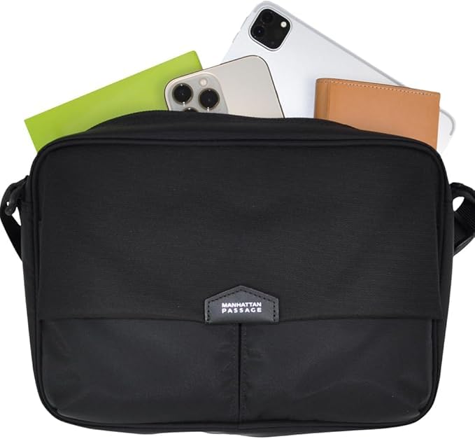 5607mba flap shoulder unisex [Manhattan Passage] (Midnight Blue) B5-compatible bag,