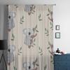 Cute Cartoon Koala Bears Sheer Curtains For Bedroom Living Room Kitchen Window Voile Tulle Drapes
