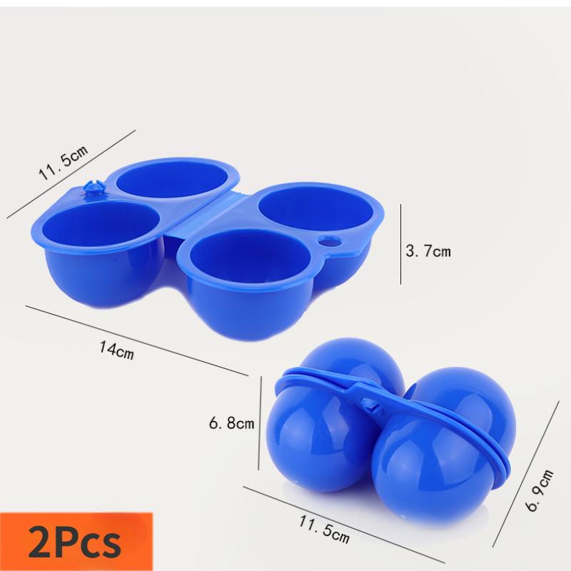 1 pièce 2/4 Grilles Table de Camping Extérieure Vaisselle Portable Camping Pique-nique BBQ Boîte à Œufs Contenant Boîtes de Rangement Outils de Cuisine de Voyage