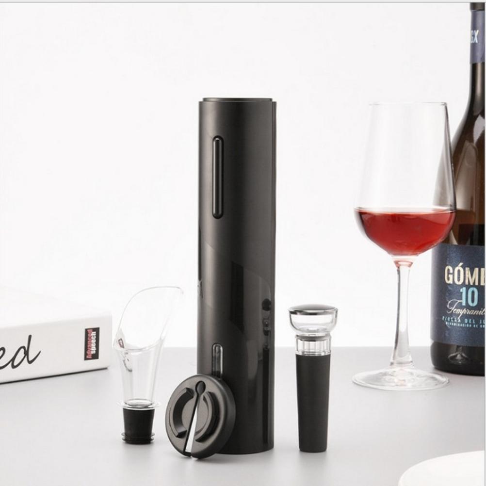 4 in 1 Wine Opener Set Electric Wine Opener Gift Set USB Charging Professional Bottle Opener for Home Restaurant Party