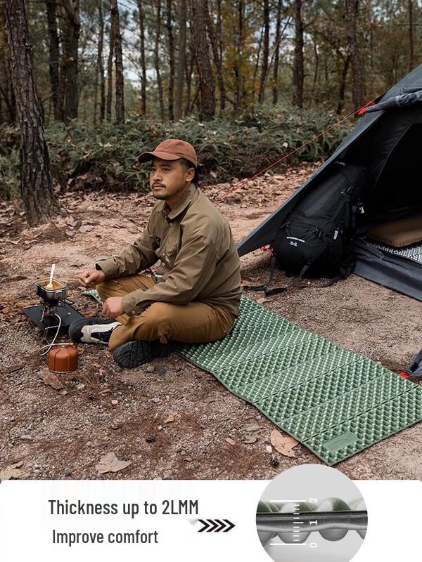 BSWolf Outdoor Camping Egg Crate Pad