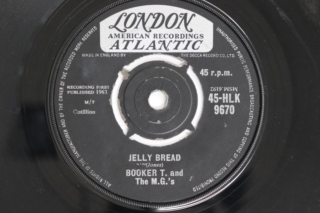 7inch Record BOOKER T & THE MG'S - Jelly Bread / Aw' Mercy 45HLK9670 London Records 1963 UK Soul/Funk Used