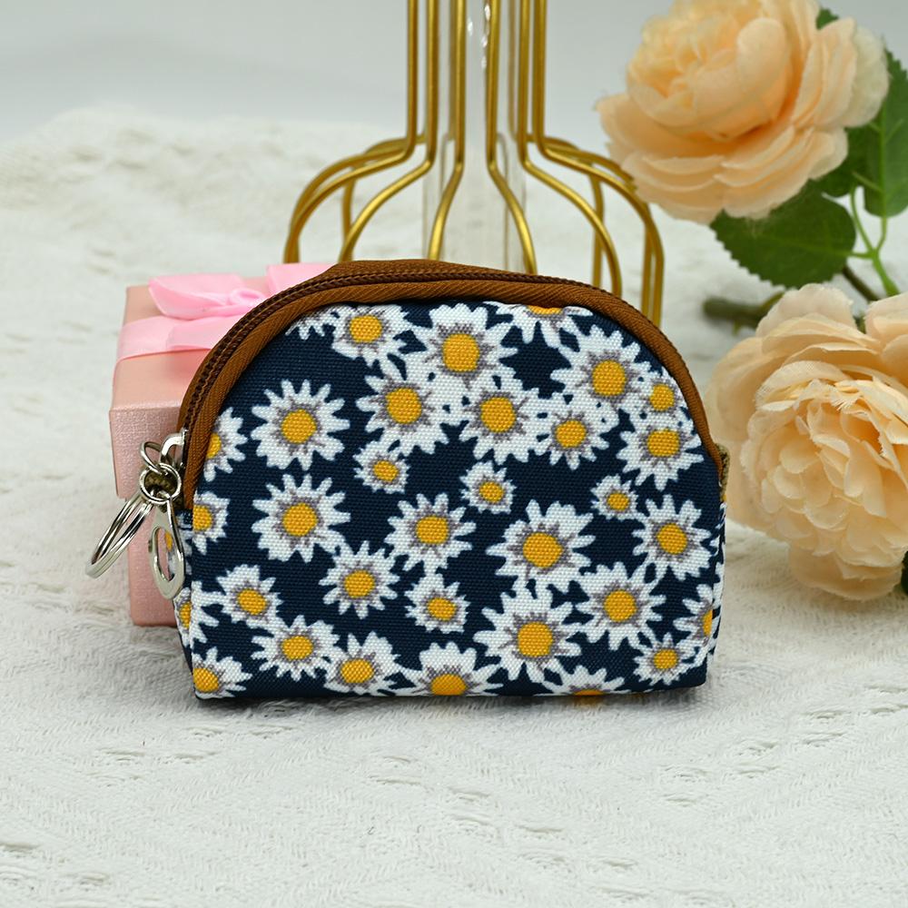 Mini Bag Short Wallet Women Coin Purses Student Fashion Zipper  Small Purse Girls Cartoon Key Wallets Cute Bags