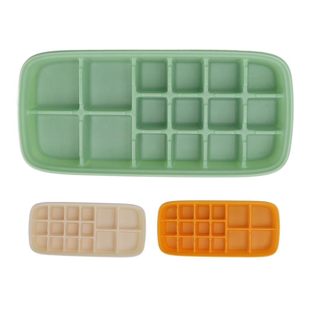 Ice Cube Tray Office Home Large Capacity Ice Making Soft Reusable Silicone Ice Tray Mold for Beverag