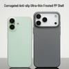 Ultra-thin Frosted Twill Apple 17 ProMax Fingerprint-proof Hard Translucent Phone Case