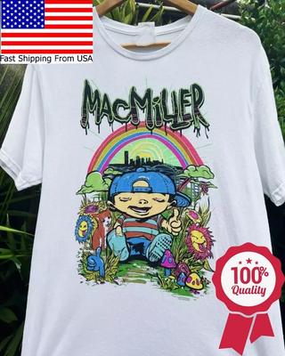 Mac Miller Rapper Balloonerism White Gift For Fans S-5XL Shirt EM025