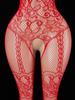 Erotic Open Crotch Sexy Lingerie Hollow Out Fishnet Bodysuit Transparent Sex Dress Women Mesh Tights Hot Porn Exotic Body Socks
