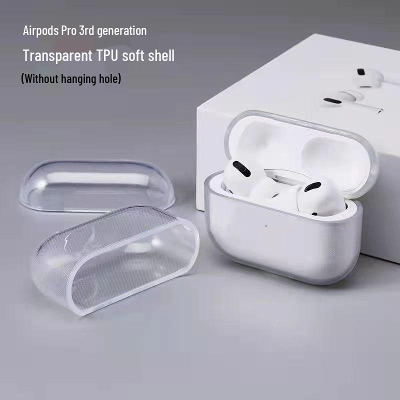 Compatible Transparent TPU Earphone Case for AirPods 4th Generation & AirPods Pro 2nd Generation