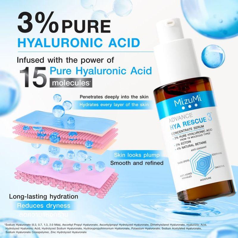 MizuMi - Advance Hya Rescue 3 Concentrate Serum