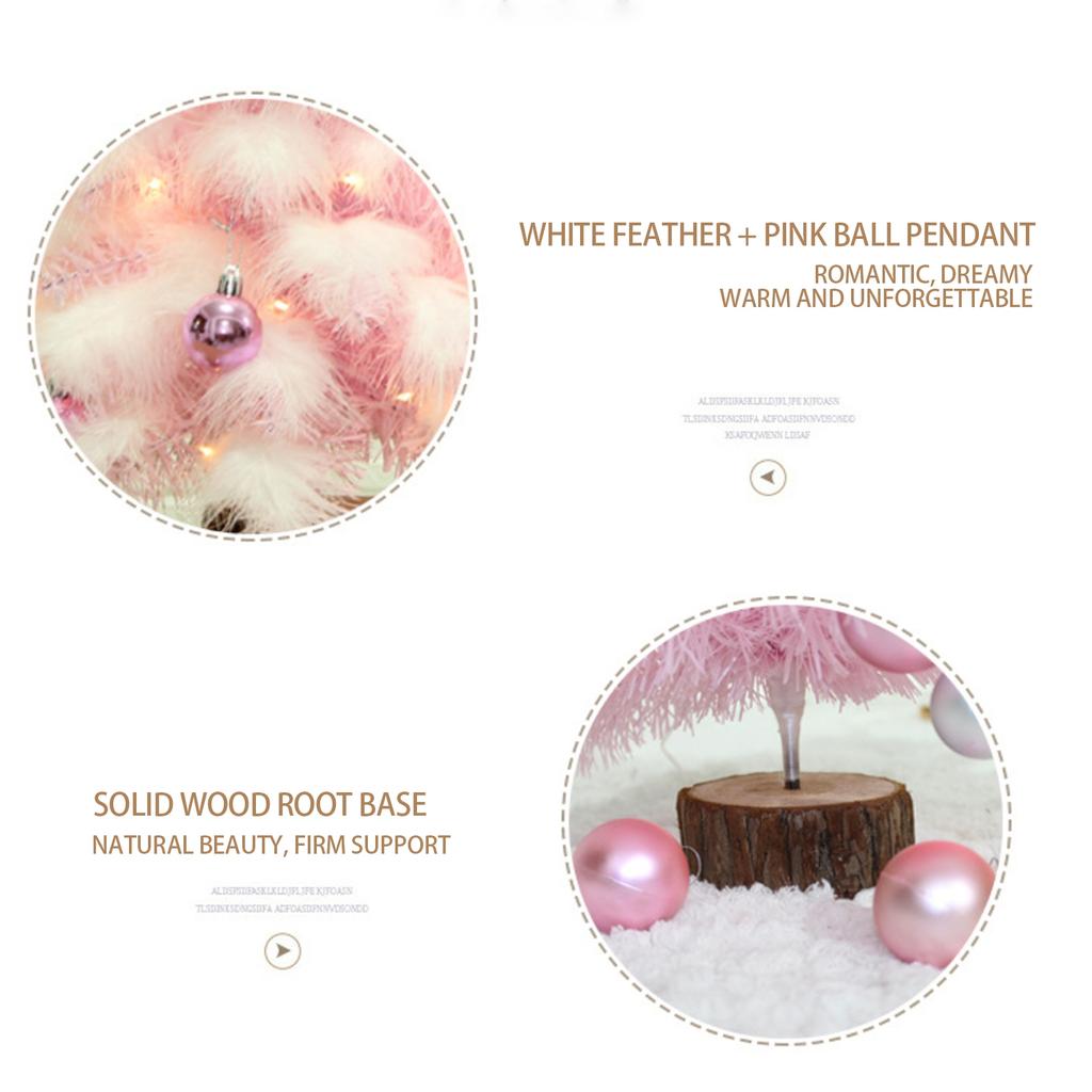 45cm Feder Weihnachtsbaum Tischschmuck Weihnachtsdekoration Weihnachtsbaum