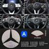 Car Steering Wheel Emblem Crystal Diamond Sticker For Mercedes Benz A B C E Class GLA CLA GLC GLK GLE Series Accessories xxx1