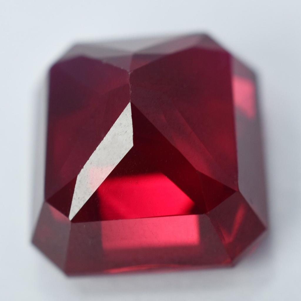 10.56 Ct Natural Stunning Square Shape Blood RED Ruby Loose CERTIFIED Gemstone mmY S-630