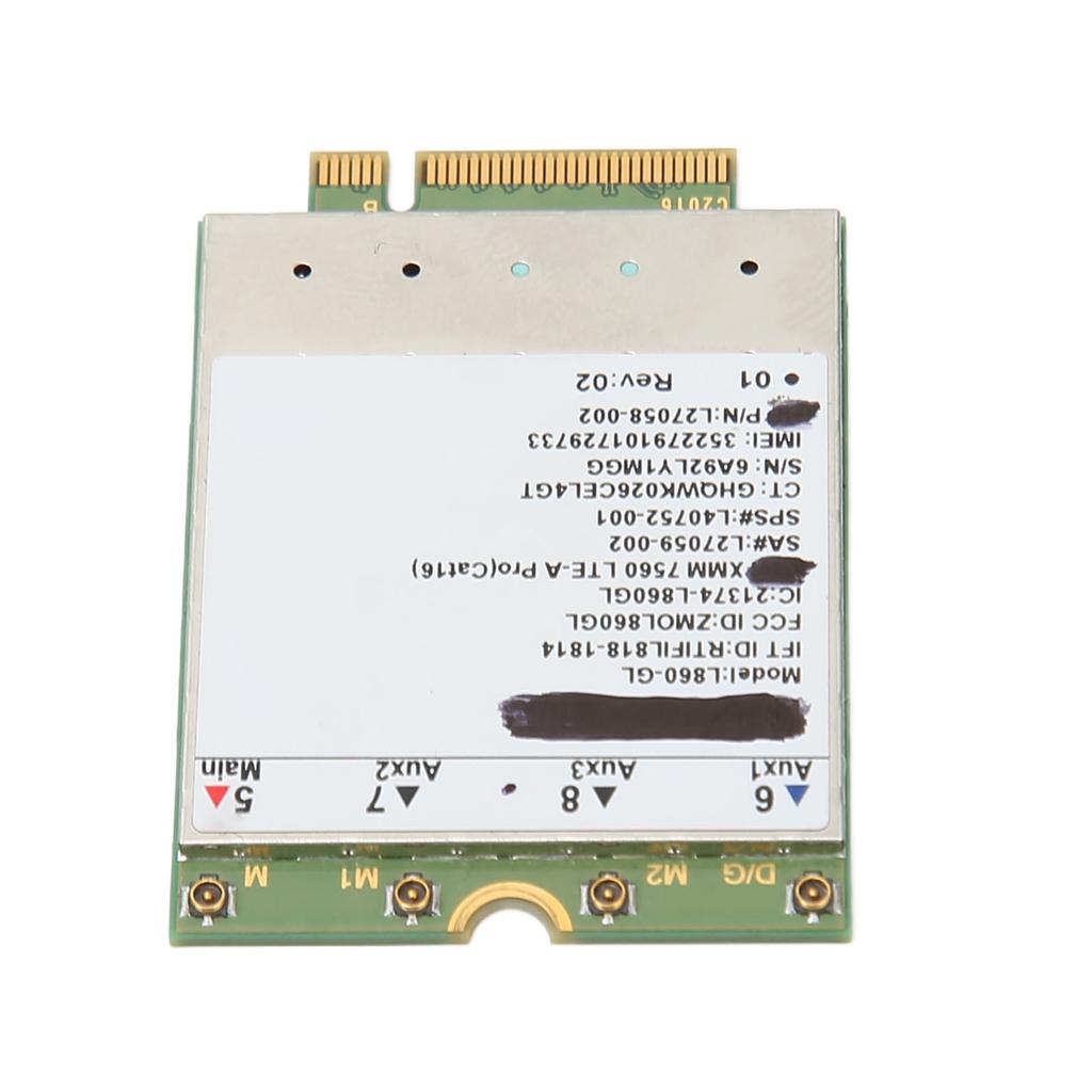 Karta sieciowa L860 GL 1Gbps DL 150Mbps UL B1 do B66 FDD B38 do B42 TDD Karta WiFi M.2 dla laptopa z systemem Windows