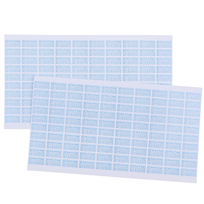 200 Stück Garantie Beschädigt Schutz Sicherheitsetikett Aufkleber Siegel Zerbrechlich 2020-2022