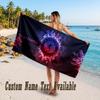 Rangers FC Design Beach Towel Custom Text Large Towel for Beach Vacation
