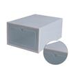 Storage Shoe Box Stackable Clear Closet Shelf Plastic Organizer Shoe Container