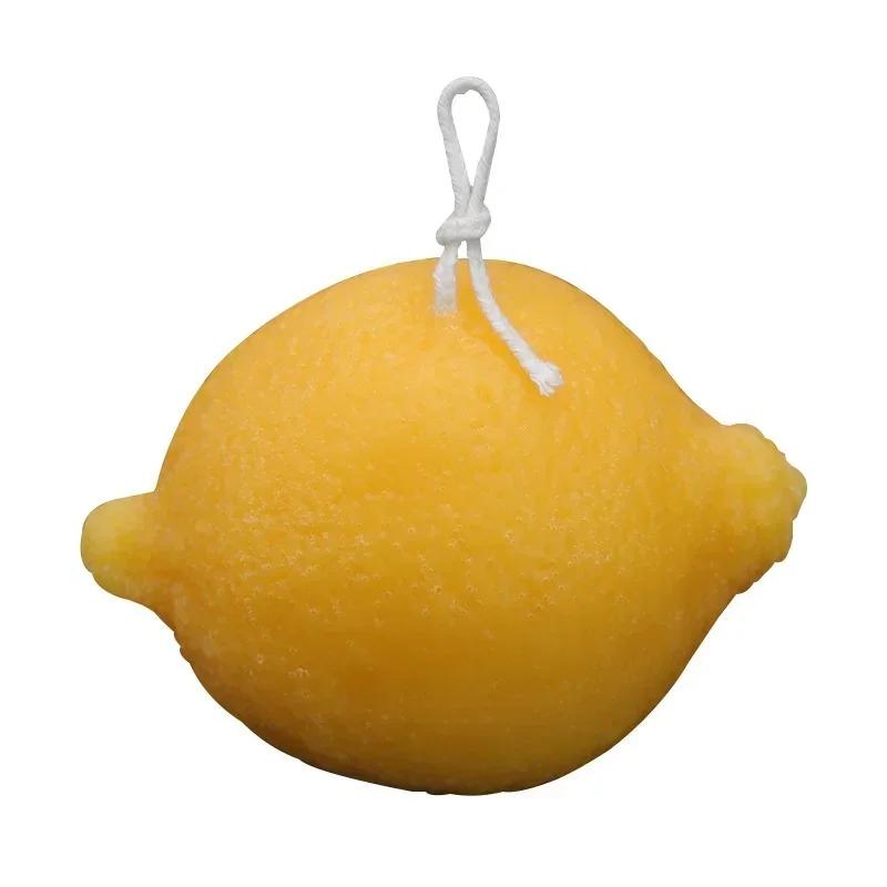 Creative 3D Lemon Candle Mold DIY Handmade Silicone Mold Candle Making Decoration Tool Aromatherapy Candle Mold
