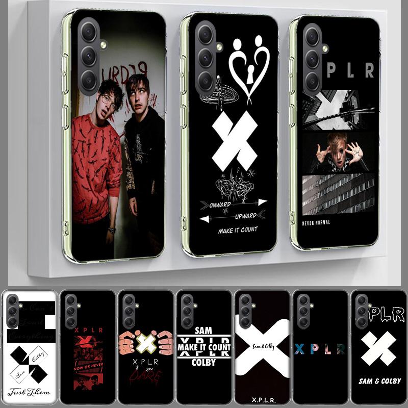 Sam and Colby XPLR Phone Case for Samsung A17 A37 A57 A07 A16 A26 A36 A56 A06 A02S A12 A22 A32 A52S A04S A14 A24 A34 A54 A03 A13