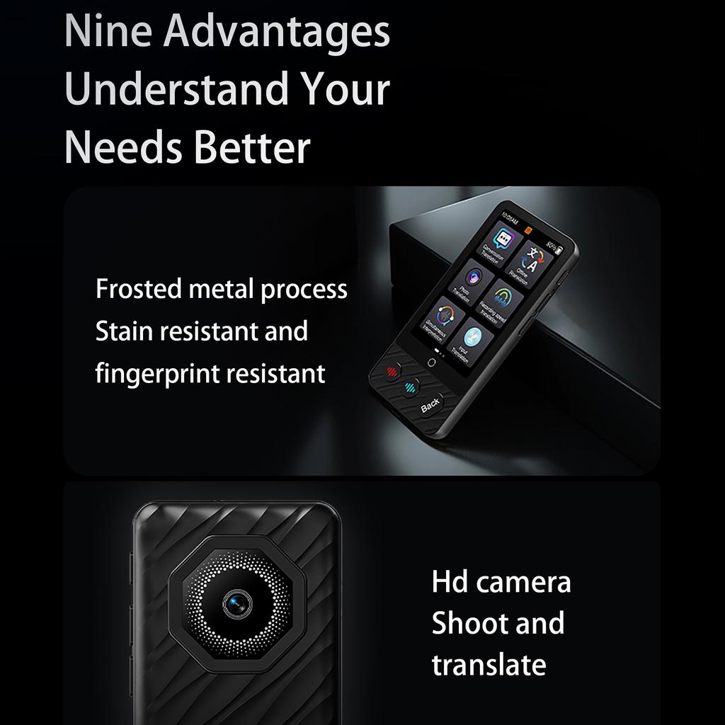 Portable Language Translator Device 142 Languages Voice Translating Offline Translation Simultaneous Interpretation