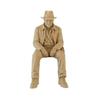 Realistic Explorer Sitting Statue Western Cowboy Explorer Desk Sculpture  Gift