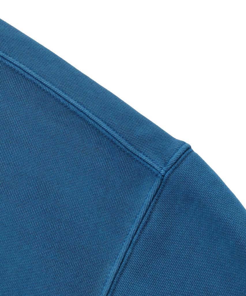 [M~4Xl] Pigment Arch Logo Hoodie_Blue