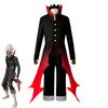 Dandadan Okarun Ken Takakura Cosplay Kostým Paruka Turbo Babička Síly Černý Límec Uniforma Kudrnaté Krátké Vlasy Halloween Párty Oblek
