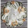 HOT Christmas Flower Embroidery Table Place Mat Cloth Tea Placemat Dining Coaster Kitchen Table Decoration and Accessories