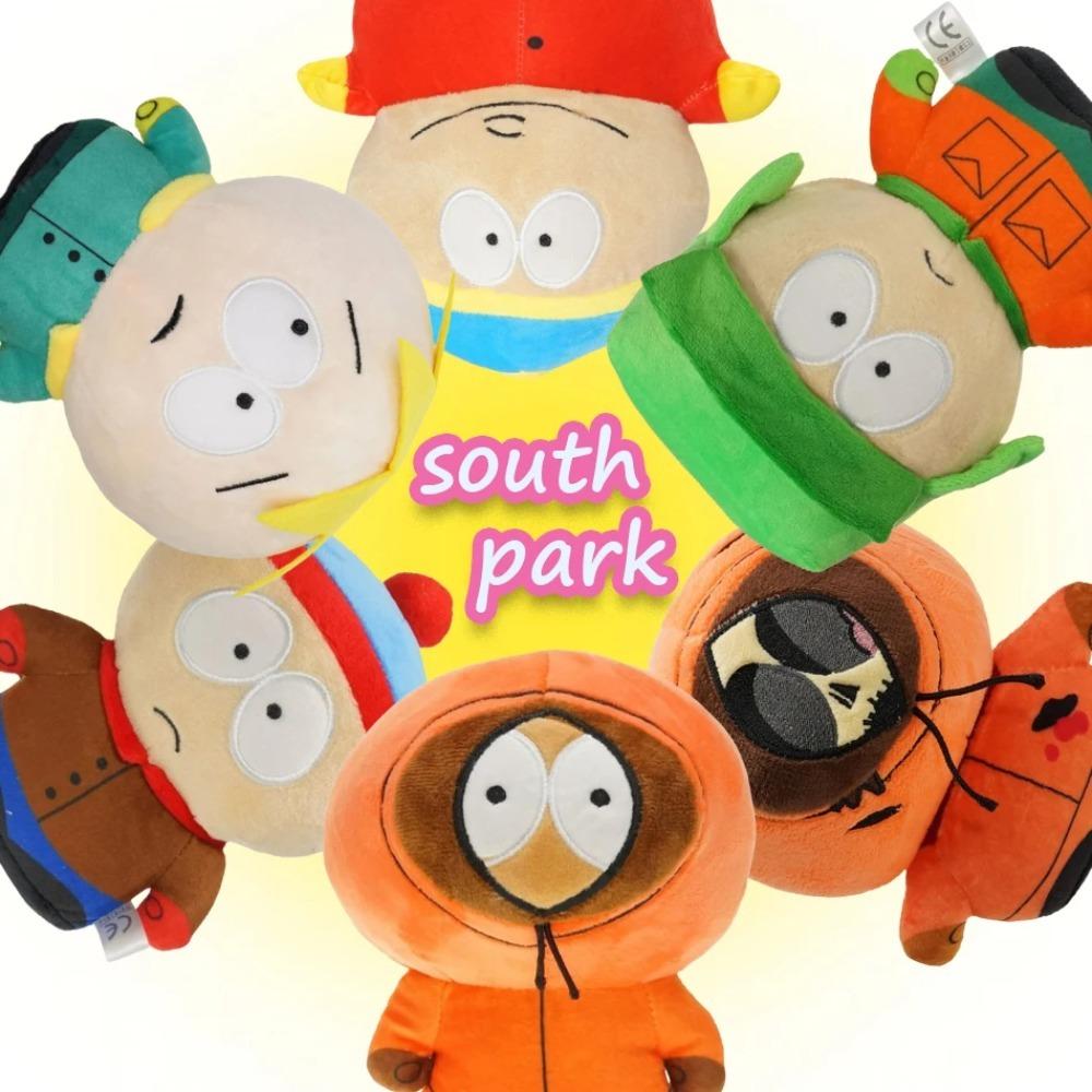 2025 Anime Cartoon South Park Character Cartman Stan Butters Plush Doll Boy Kid Stuffed Toy For Children Christmas Gifts Pillow