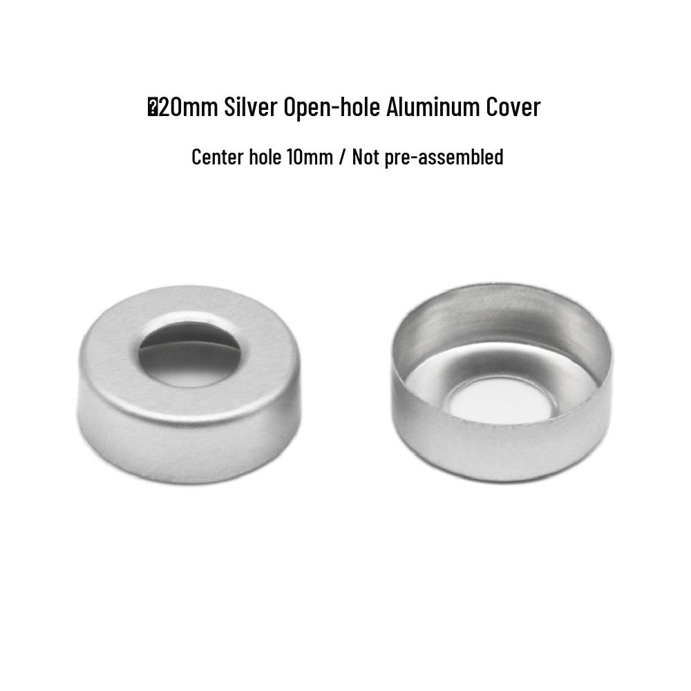 10ml/20ml Headspace Vial Caps, 20x3mm Aluminum Septa for Agilent Shimadzu Autosamplers