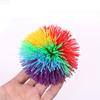 Colorful Rainbow Fidget Sensory Ball Monkey Stringy Balls Bouncy Stress Balls Baby Stretchy Ball