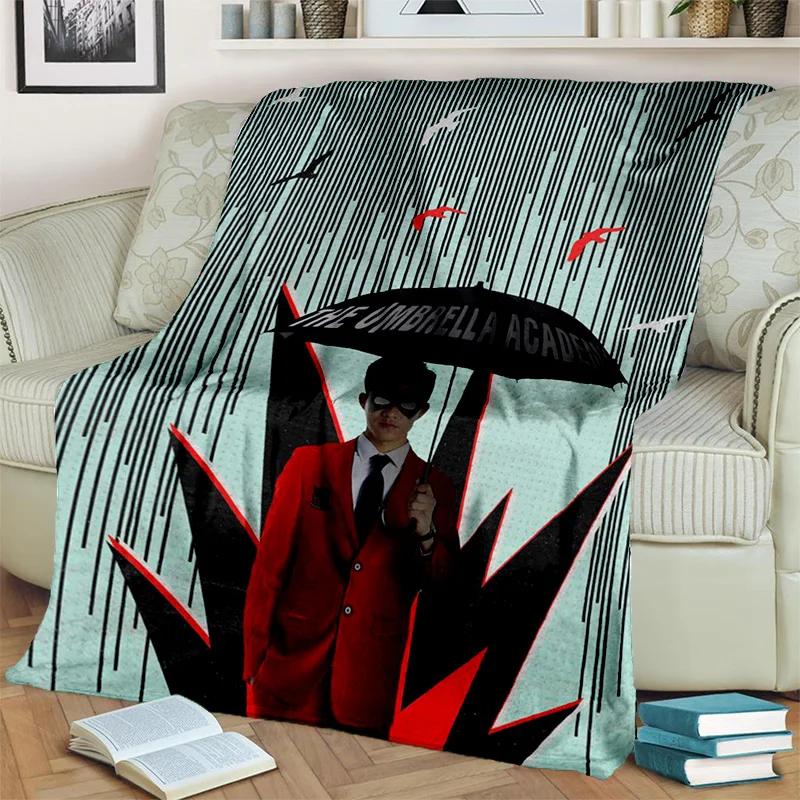 The Umbrella Academy Superpower TV Blanket,Soft Throw Blanket for Home Bedroom Bed Sofa Picnic Travel Office Cover Blanket Kids 75x90cm