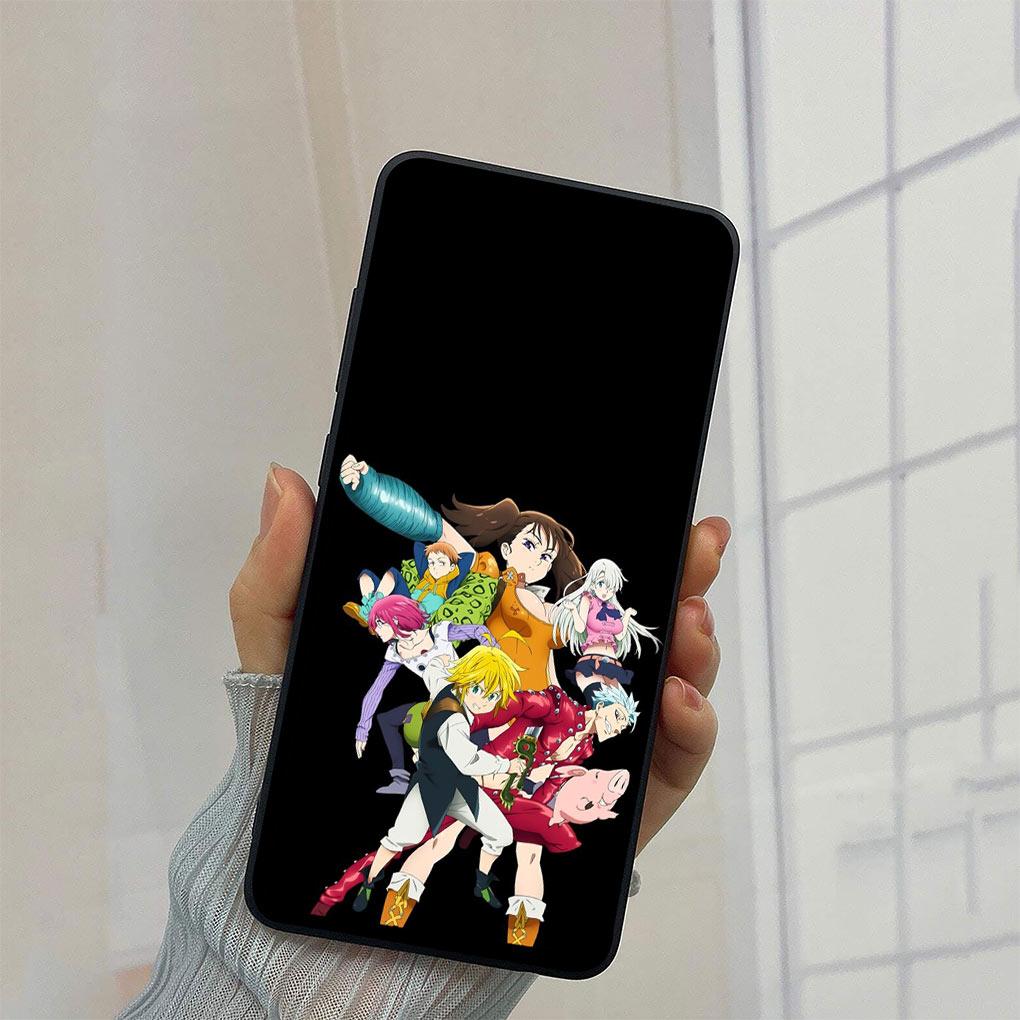 Anime Sedm smrtelných hříchů Meliodas Kryt na telefon pro Samsung Galaxy A10 A20 A53 A30 A31 A32 A50 A51 A52 A12 A33 Měkký TPU kryt