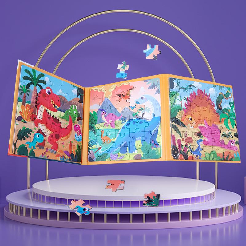 Magnetic Animal & Transport Puzzle Set for Early Childhood - Levels 1 To 5