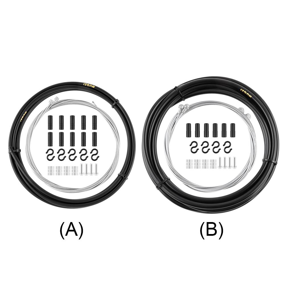 MTB Road Bike Brake Cable Shift Line Set Universal Transmission Tube Bicycle Shift Cable Oil Pipe Front And Rear Brake Lines Kit