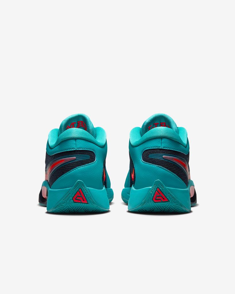 FJ7807-300 Nike Giannis Freak 6 Dusty Cactus Bright Crimson Obsidian (Men's)