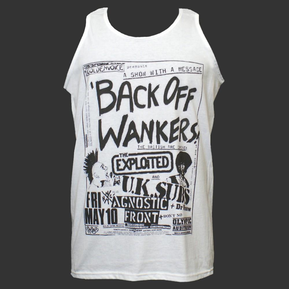 

The Exploited UK Subs Punk Rock Gig Flyer T-SHIRT vest top unisex white S-4XL 2XL