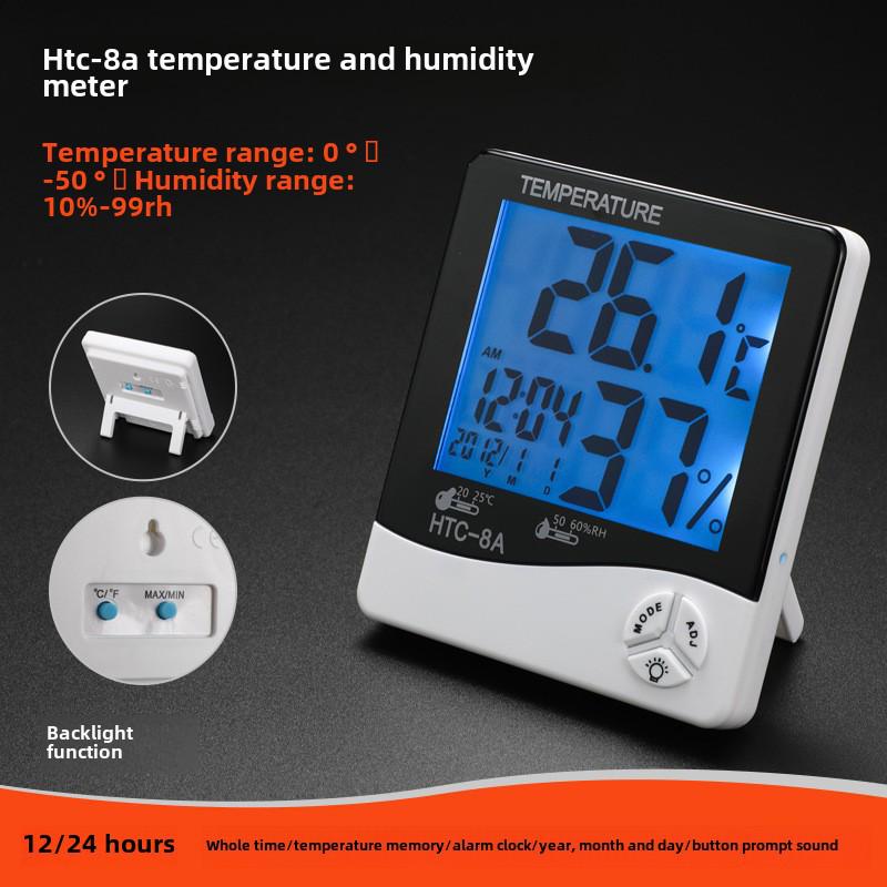 Digitales Indoor-Thermometer & Hygrometer mit hochpräzisem Großdisplay