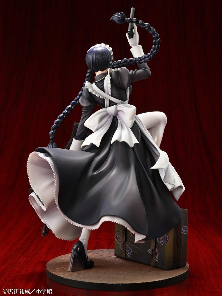 Medicos Entertainment Roberta Nightmare Maid Approximately 290mm PVC ABS Complete Figure "BLACK LAGOON" Ver. & Pre-painted