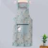 1Pcs Kitchen Sleeveless Apron Household Polyester Cooking Apron With Pocket Clothes Protection For Barber Painter Chef