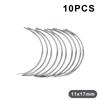 6/10Pcs Suture Surgical Tool Durable Metal 1/2 Corner Medical Needle Double Eyelid Medical Science Diy Accessories