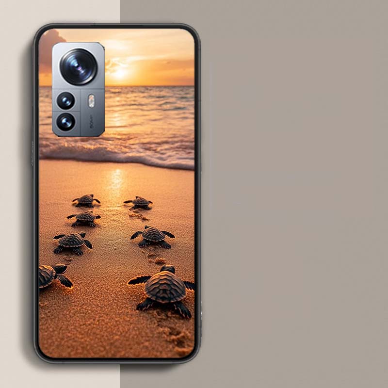 

The Little Turtle Crawled Towards The Sea Phone Case For Redmi Note 13 Pro Plus 14 Pro+ 12S 12 11S 11T 11E 11 10S 10 9S 9 Xiaomi Redmi Note 13 Pro 5G